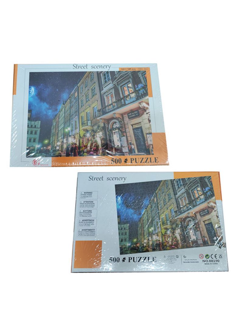 Puzzle Rompecabezas Escenario De Calle De Noche 500 Pcs de Highsun-1