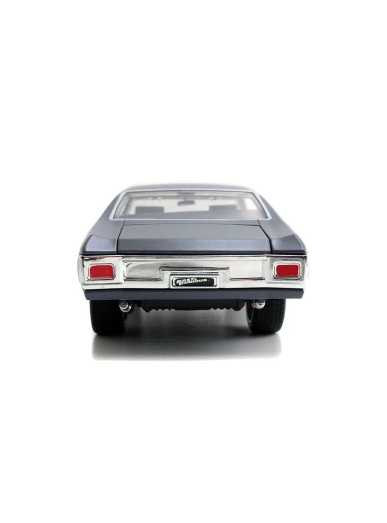 Vehículo Dom's Chevy Chevelle Ss Gris Rapido Y Furioso Escala 1:32 de Jada-2