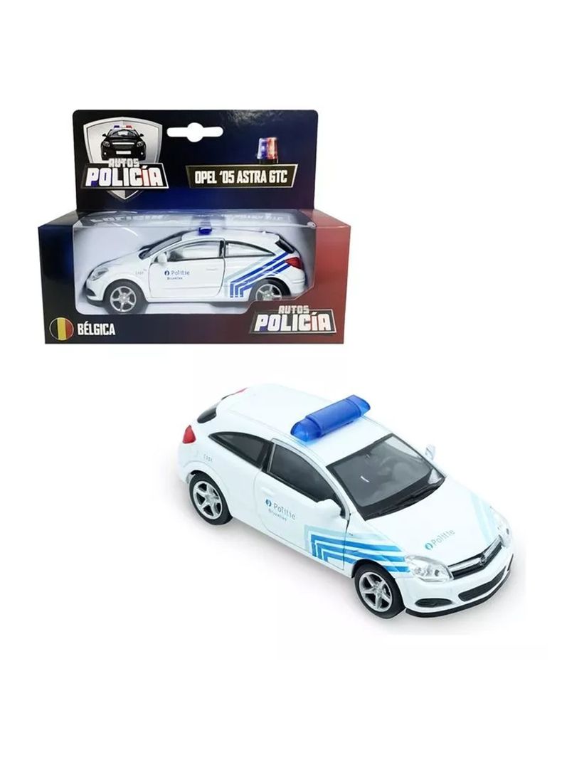 Auto De Colección Policía de Bélgica Modelo Opel 05 Astra Gtc Escala 1:38 Welly-0