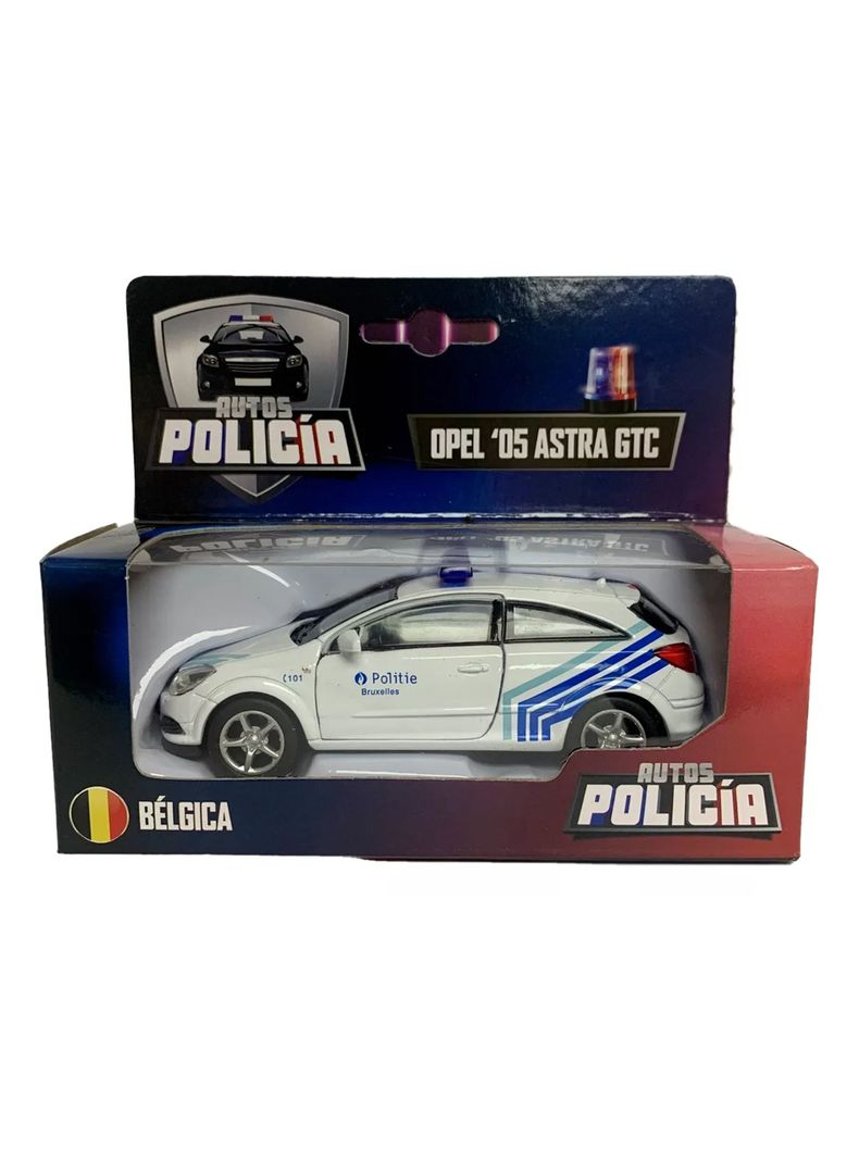Auto De Colección Policía de Bélgica Modelo Opel 05 Astra Gtc Escala 1:38 Welly-2
