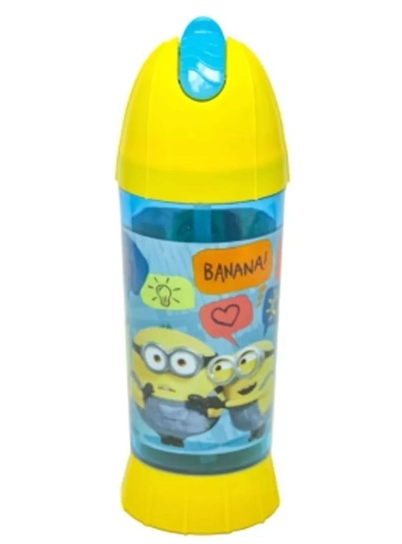 Botella Toma Jugo Con Bombilla De 290ml Minions-1