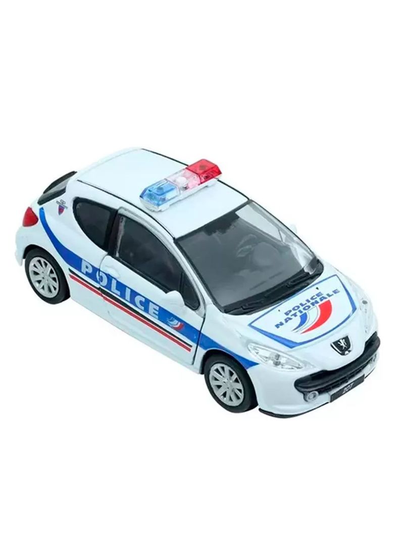 Auto De Colección Policía Peugeot 207 Francia 1:36 Welly-1