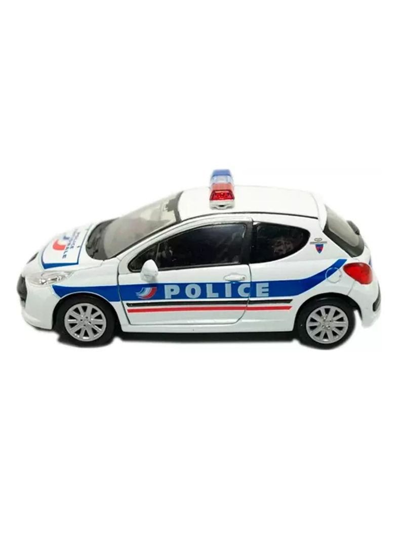 Auto De Colección Policía Peugeot 207 Francia 1:36 Welly-2