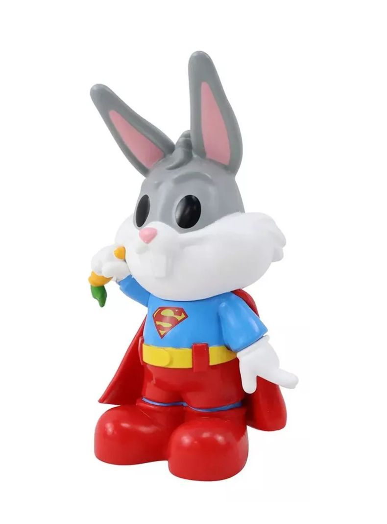 Figura Looney Tunes Bugs Bunny Superman de Ooshies-1