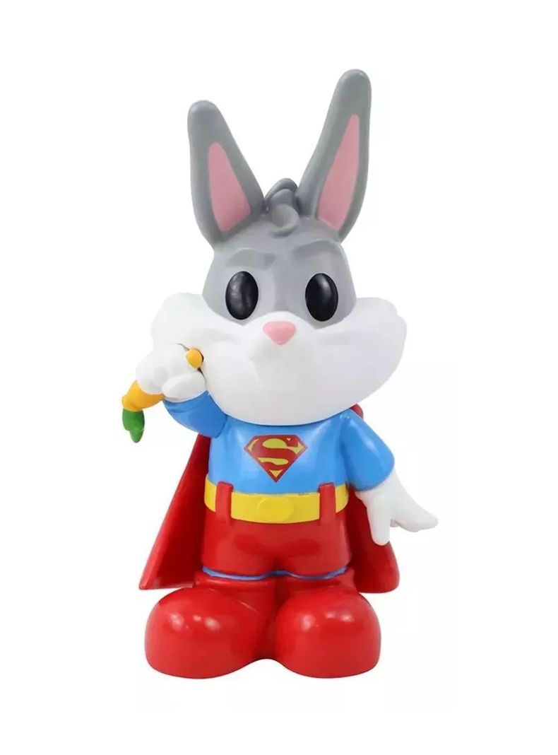 Figura Looney Tunes Bugs Bunny Superman de Ooshies-2