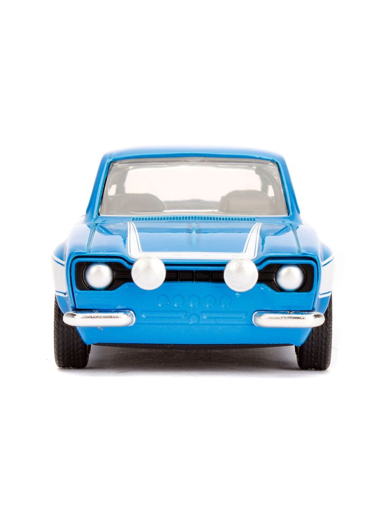 Vehículo Brian Ford Scort 1970 Azul Rápido Y Furioso Escala 1:32 de Jada-2