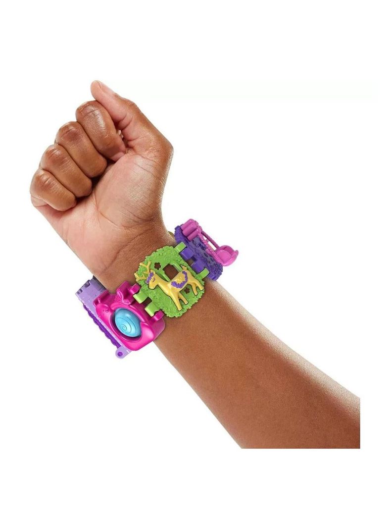 Muñeca Polly Pocket Set De Juego Brazalete De Tesoros Hada Mágica de Mattel-2