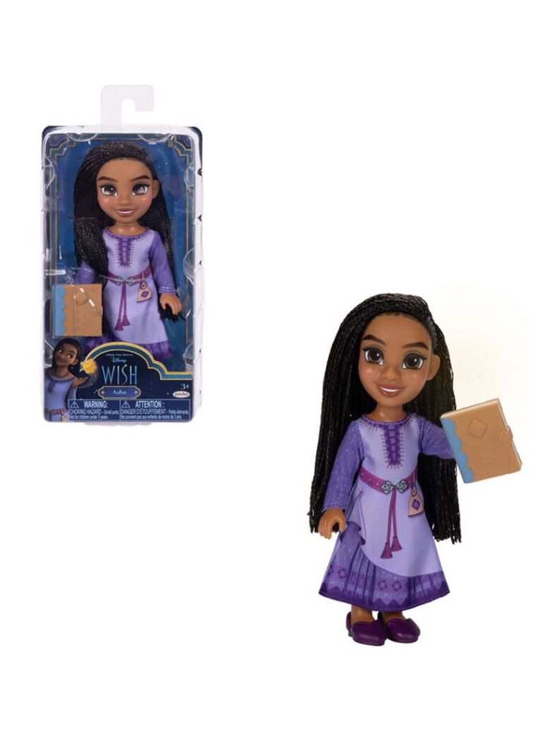 Muñeca Petite Asha de la Película Wish de Disney de Jakks-0