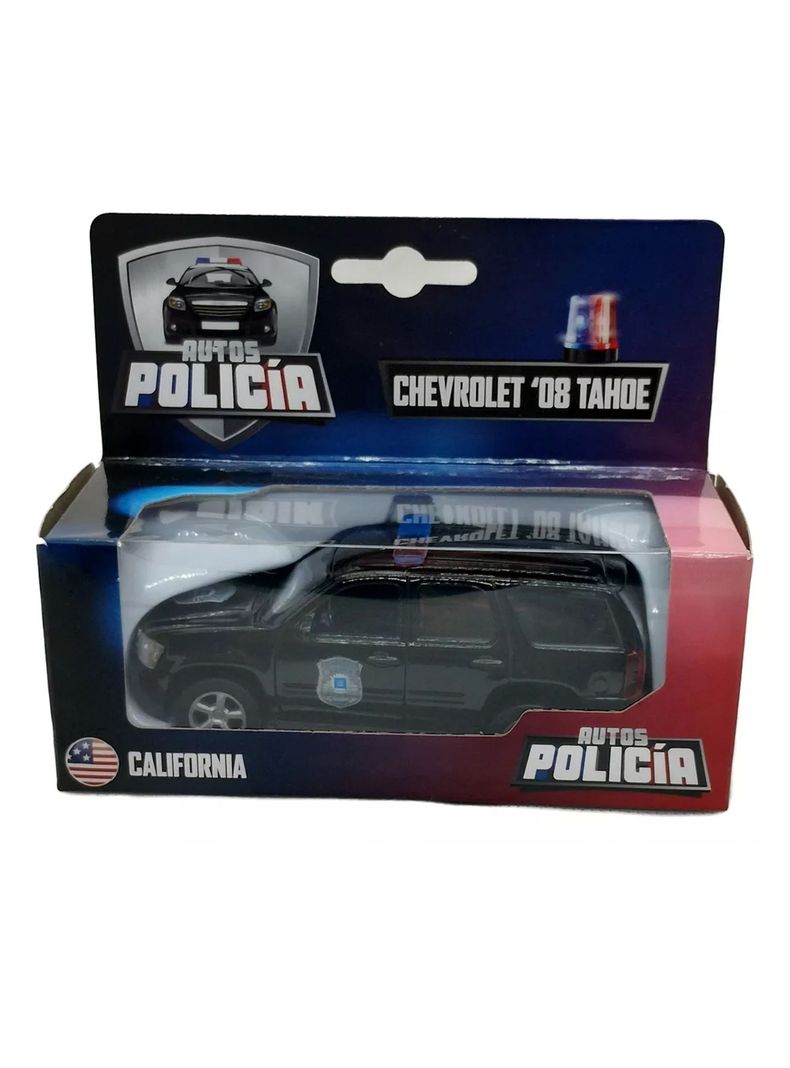 Auto De Colección Policía Chevrolet 08 Tahoe California Eeuu Escala 1:36 de Welly-4