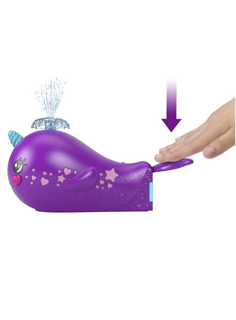 Muñeca Y Barco Narval Polly Pocket Magic Bay Mattel-2