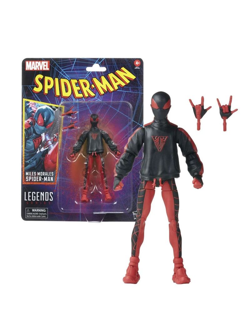 Figura de Acción Miles Morales de Spider-man Marvel Legend de Hasbro-0
