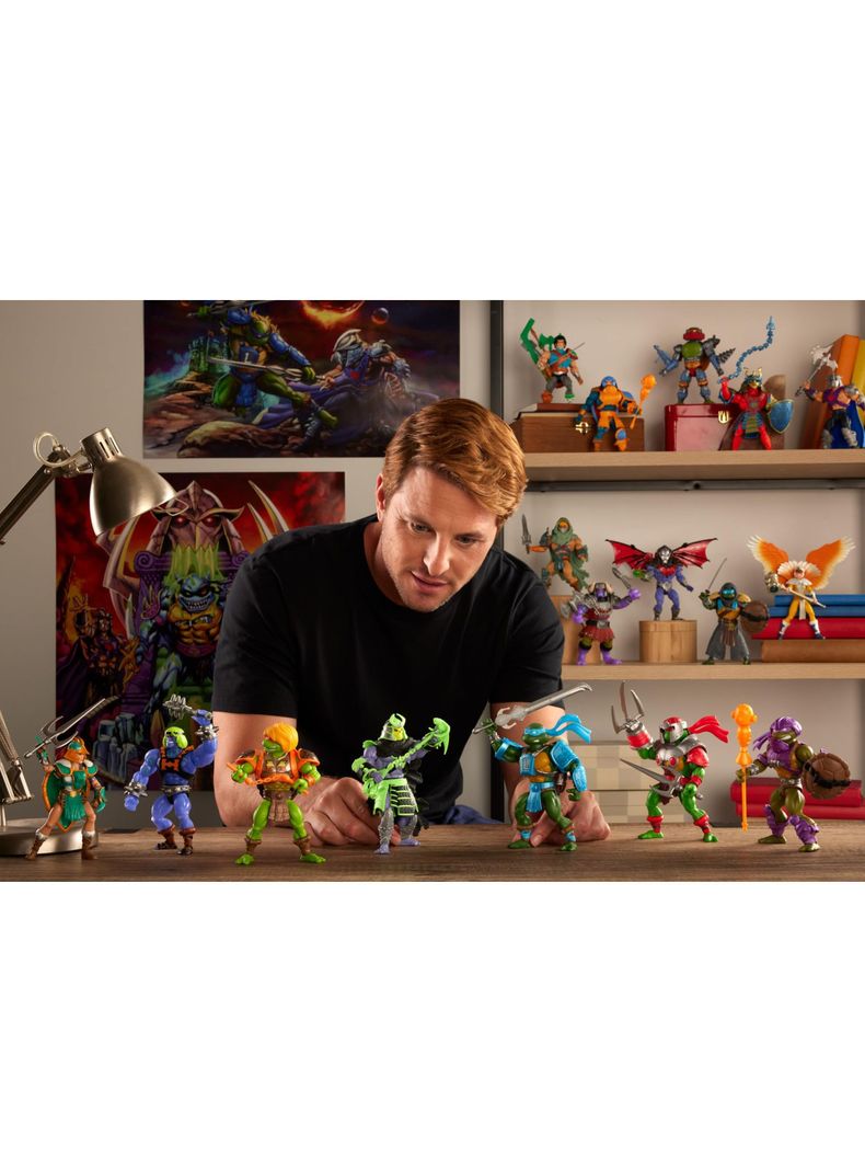 Figura de Acción Coleccionable Beast Man Masters Of The Universe Turtles Of Grayskull Wave de Mattel-6