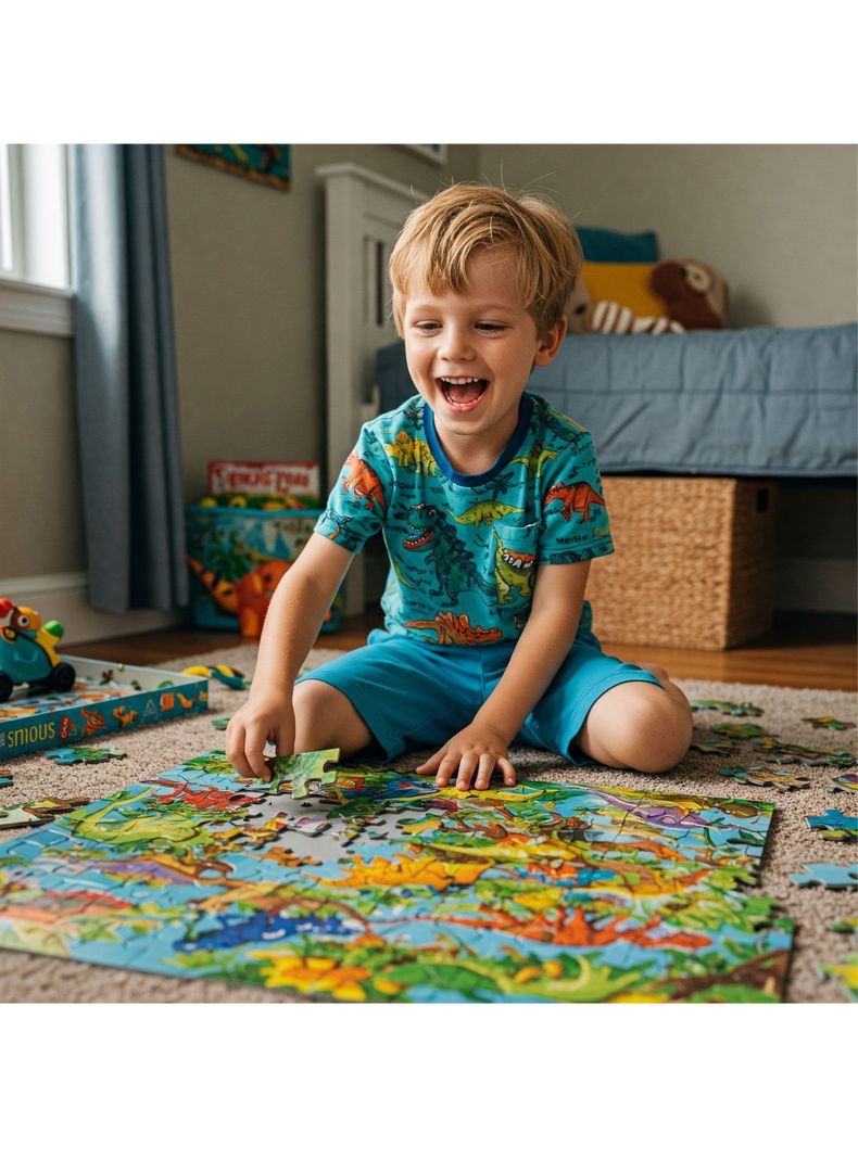 Puzzle Rompecabezas de Dinosaurios Jumbo 35 Piezas para Niños de Pint6-1