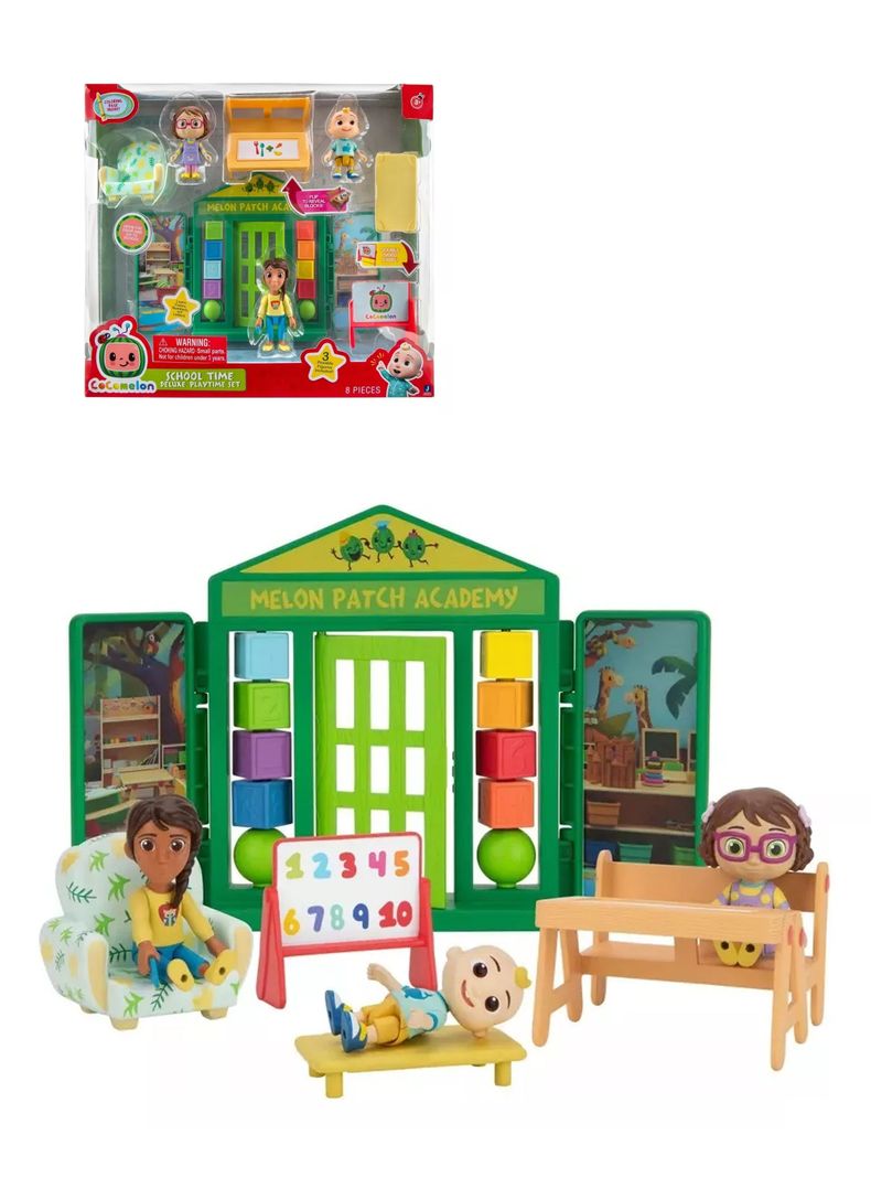 Set de Colegio de Cocomelon School Time Deluxe Playtime Set-0