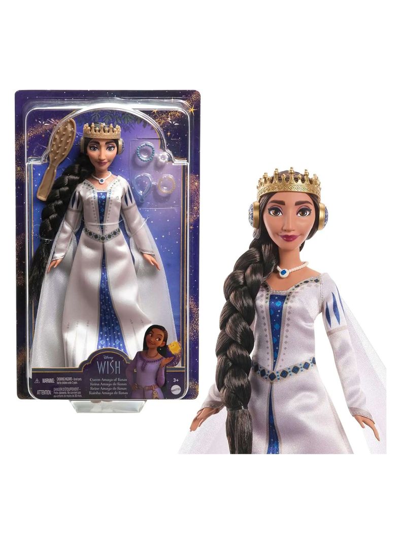 Muñeca Reina Amaya de la Película Wish de Disney-0