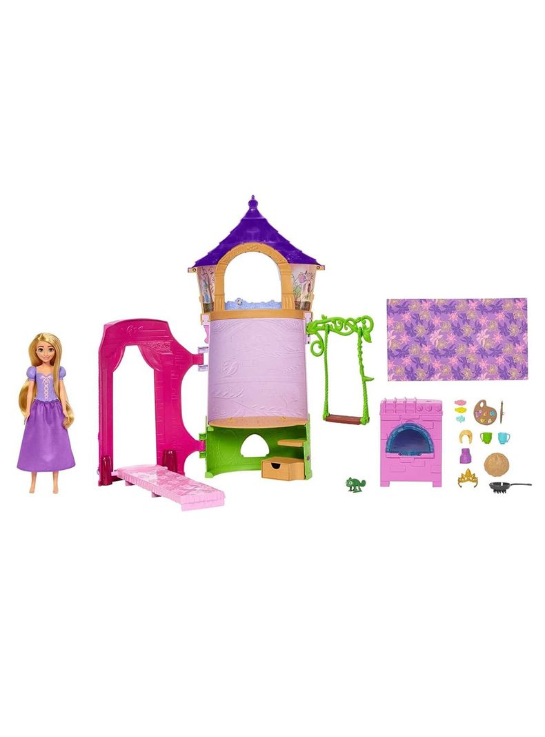 Set de Juego Torre De Rapunzel Princesas Disney de Mattel-3