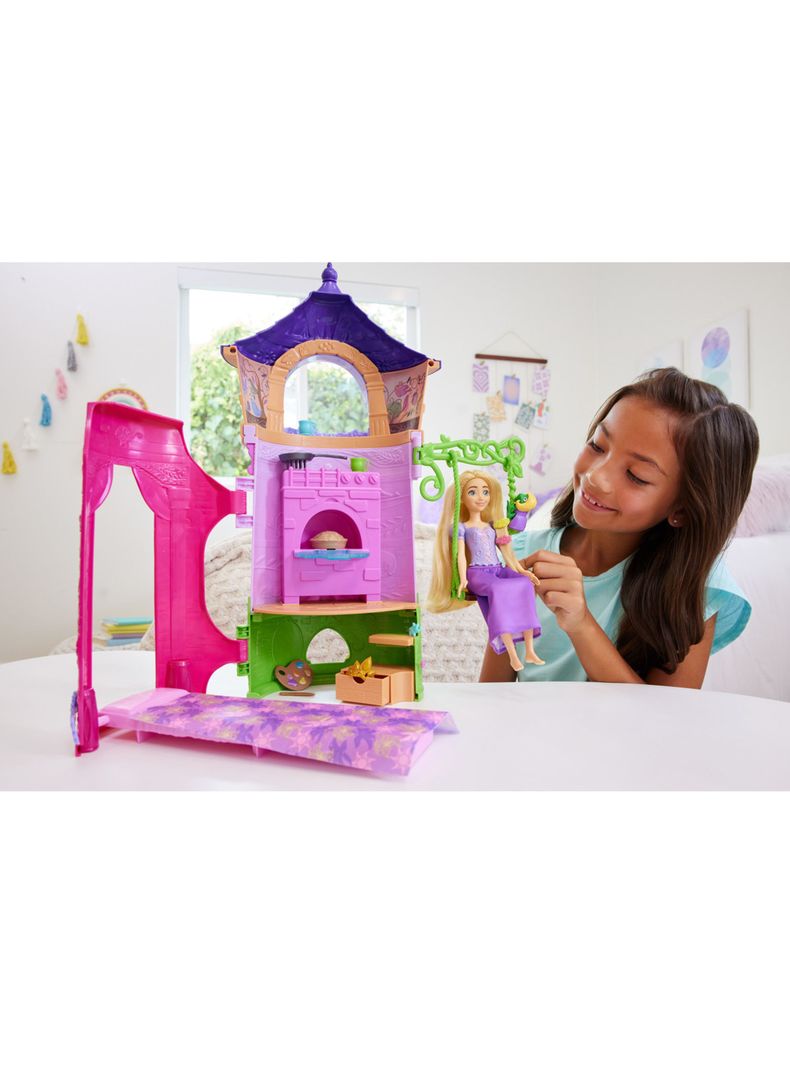 Set de Juego Torre De Rapunzel Princesas Disney de Mattel-5