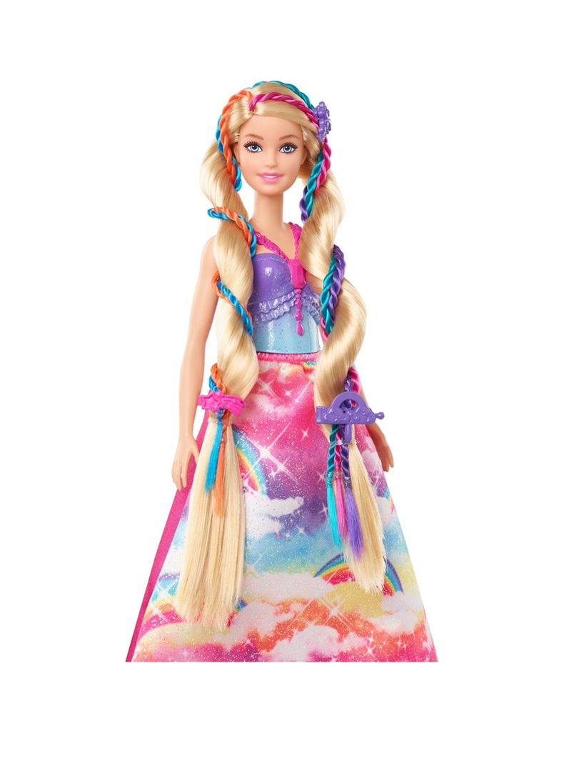 Barbie Fantasía Muñeca Trenzas Mágicas de Mattel-2