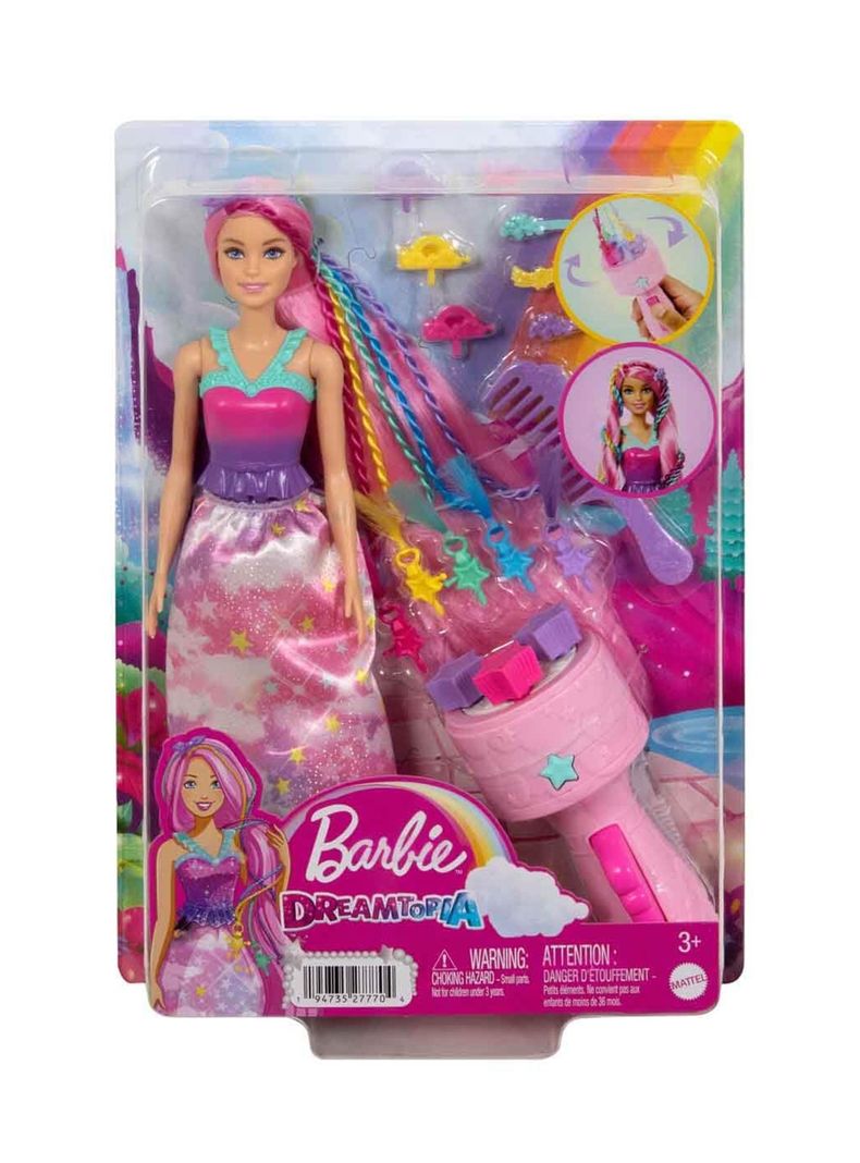 Barbie Fantasía Muñeca Trenzas Mágicas de Mattel-6