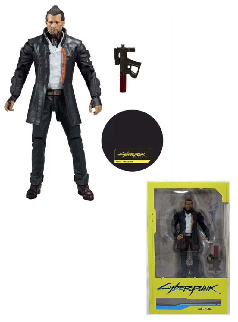 Cyberpunk 2077 Takemura Figura Lujo 17 Cm Articulada-0