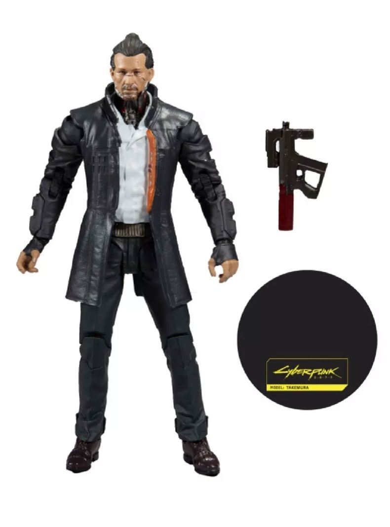 Cyberpunk 2077 Takemura Figura Lujo 17 Cm Articulada-1