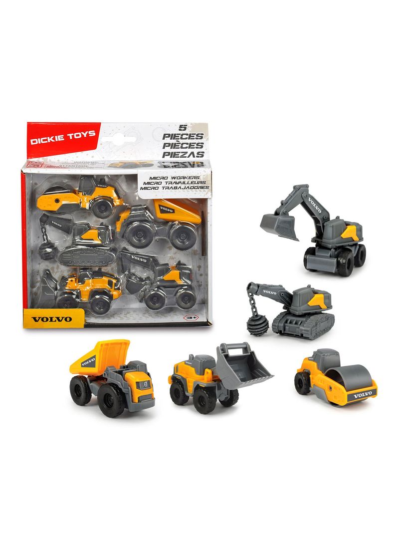 Micro Workers Camiones De Trabajo Volvo Dickie Toys-0