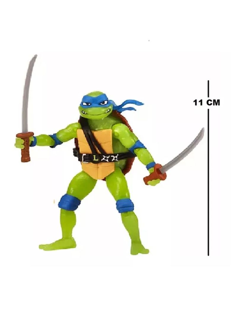 Figura de Acción Leonardo de Tortugas Ninjas Mutantes Edición Formación de un Ninja de Nickelodeon-1