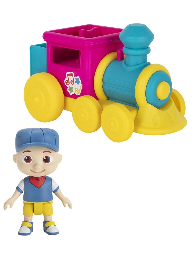 Cocomelon Tren De Carga Con Sonido + 1 Figura Jazwares-1