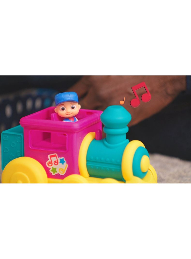 Cocomelon Tren De Carga Con Sonido + 1 Figura Jazwares-3
