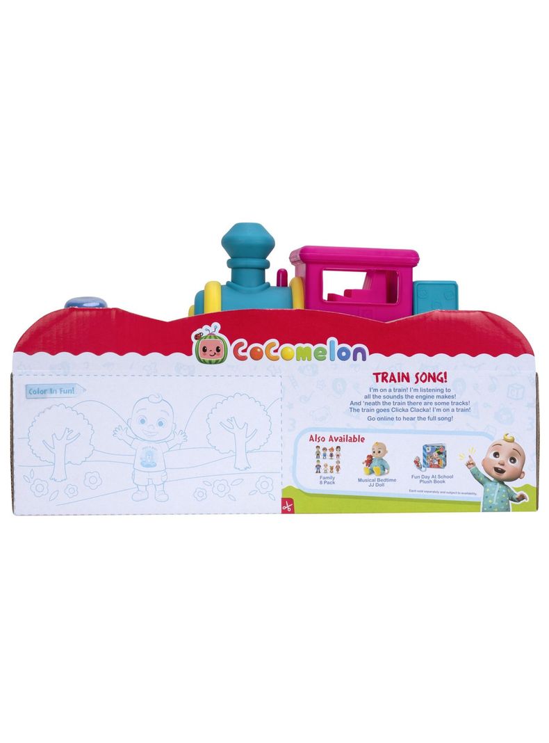 Cocomelon Tren De Carga Con Sonido + 1 Figura Jazwares-4
