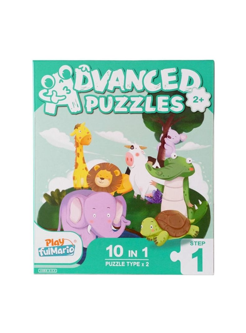 Rompecabeza Advanced Puzzle 10 En 1 Primera Etapa de Playfulmario-0