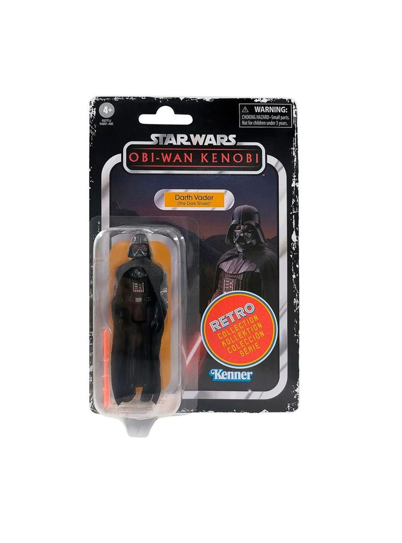 Figura Coleccionable Darth Vader (The Dark Times) Star Wars Obi-Wan Kenobi Retro Collection de Hasbr-3