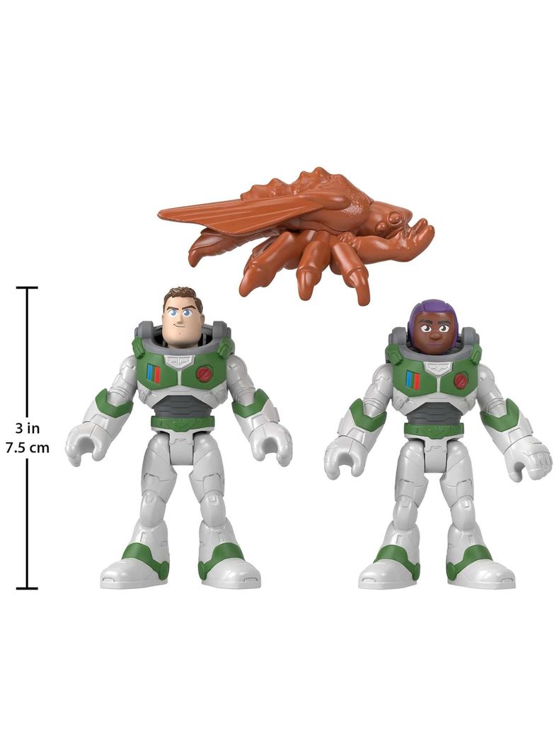 Imaginext Disney Pixar, Buzz Lightyear Y Alisha Hawthorne-1