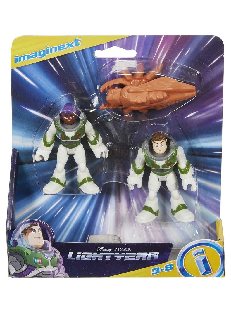 Imaginext Disney Pixar, Buzz Lightyear Y Alisha Hawthorne-5