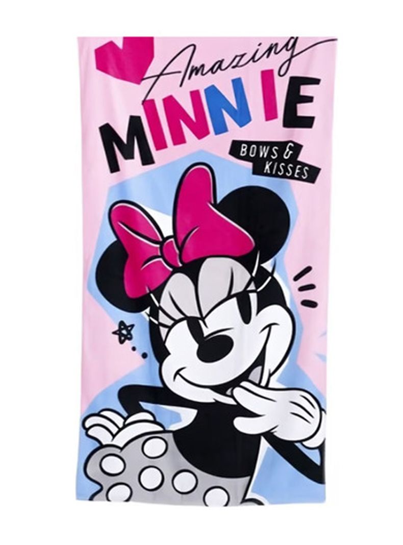 Toalla De Playa Minnie Mouse Amazing Minnie 68x137Cms de Disney-1