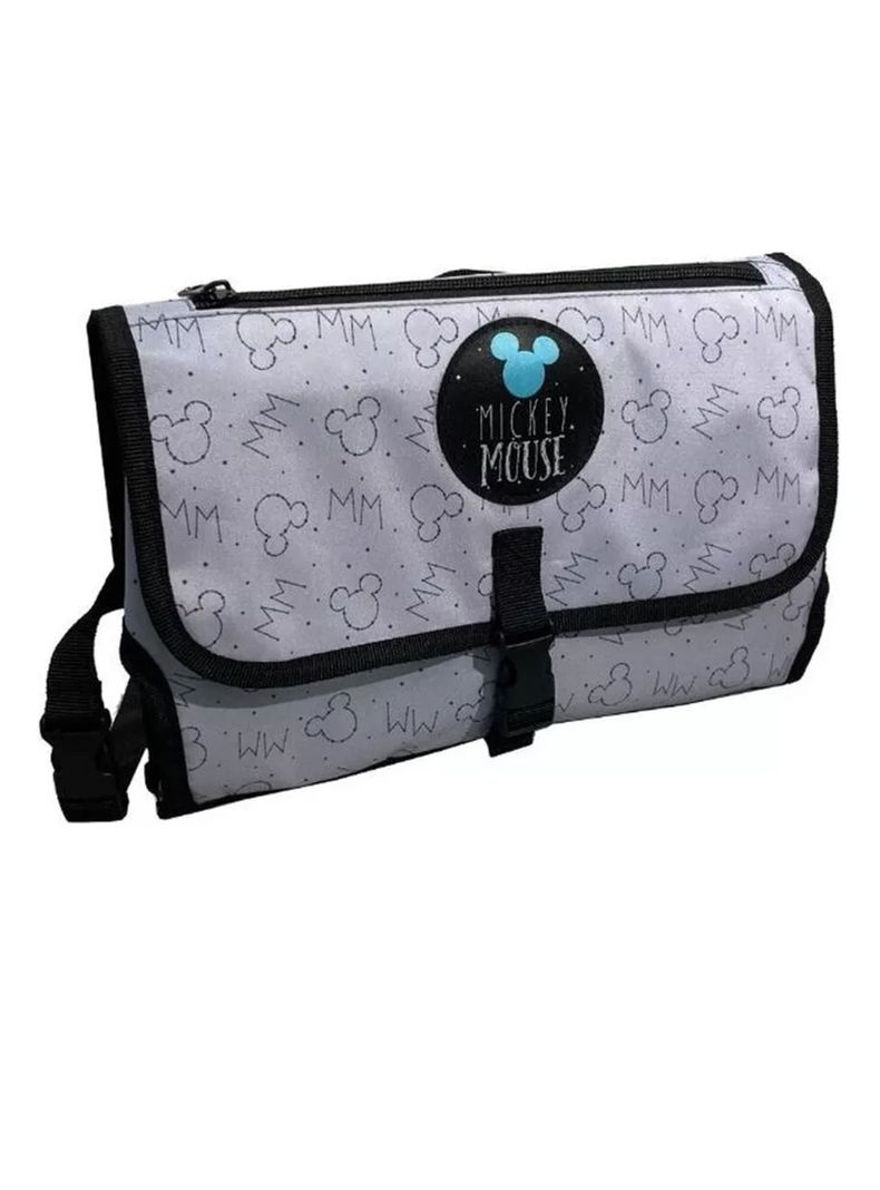 Mudador Portatil Mickey Mouse Gris Oscuro de Disney Intek-0
