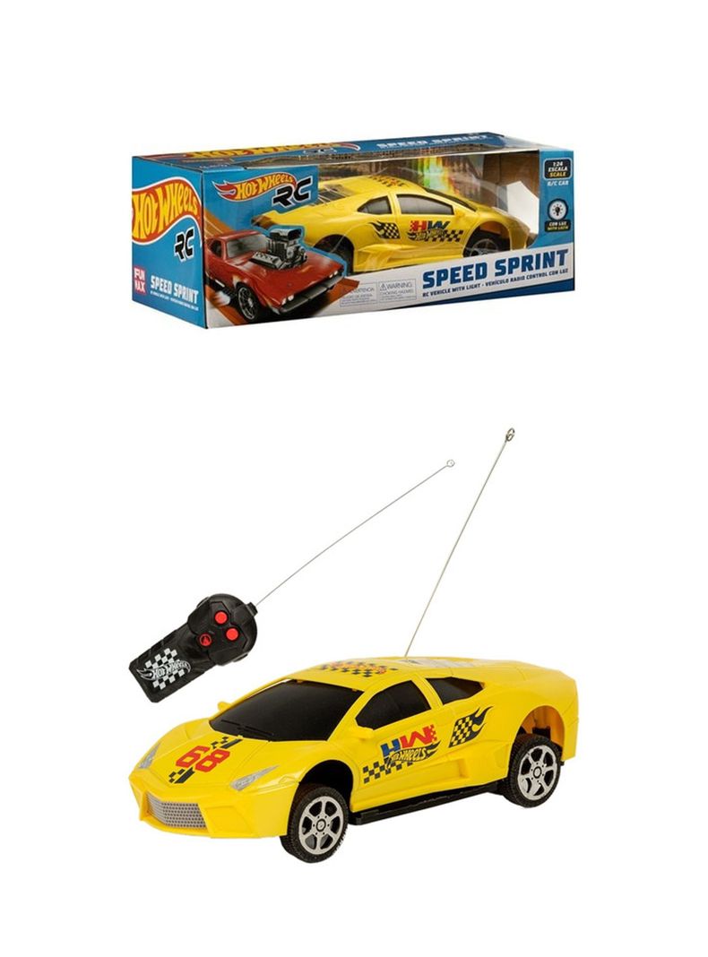 Vehículo Control Remoto Speed Sprint Rc de Hot Wheels-0
