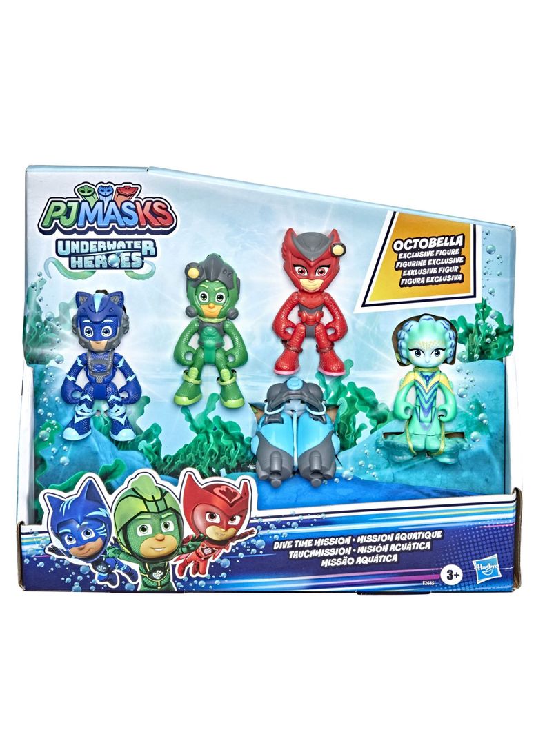 Figuras De Acción Pj Masks Misión Acuática de Hasbro-2