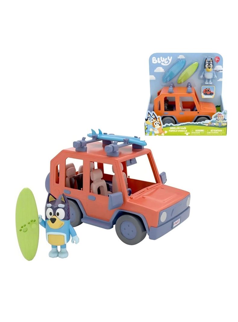 Vehículo Familiar de Bluey con Figura de Moose-0