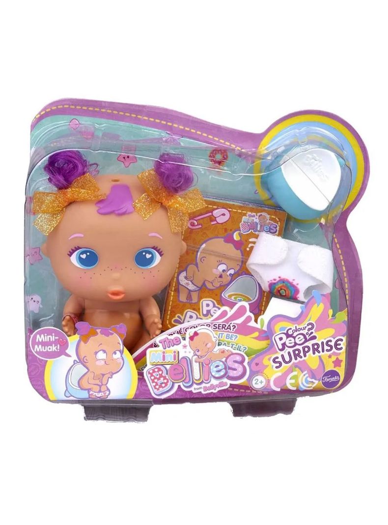 Muñeca The Mini Bellies Color Pee Sorpresa Mini-muak!-2