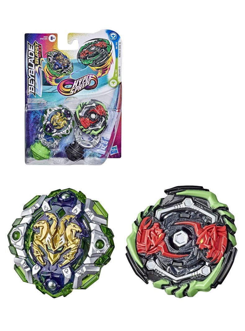 Beyblade Burst Rise Hypersphere Color Engaard E5 Y Monster Ogre O5 de Spin Master-0