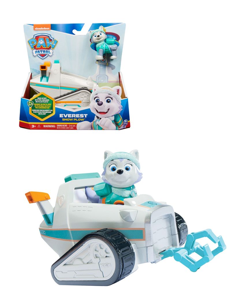 Figura de Everest Snow Plow con Carro De Nieve Paw Patrol de Spin Master-0