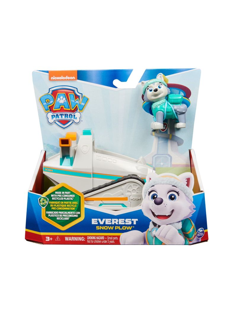 Figura de Everest Snow Plow con Carro De Nieve Paw Patrol de Spin Master-4