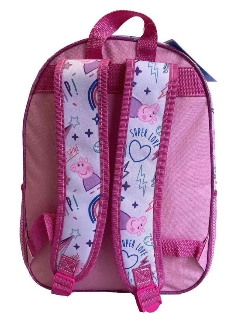 Mochila Infantil Peppa Pig Niñas 3d Color Rosa-4