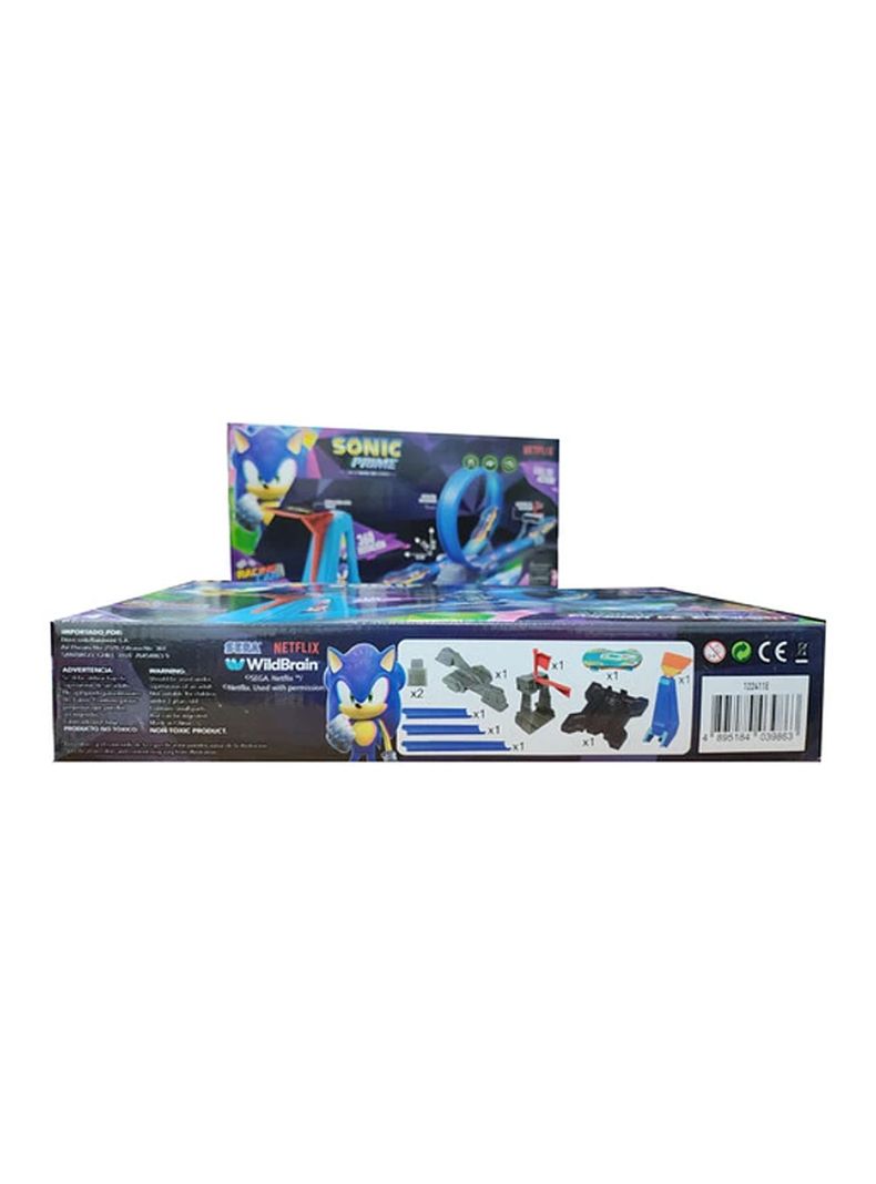 Autopista Racing Car Loop Track Sonic de Netflix-1