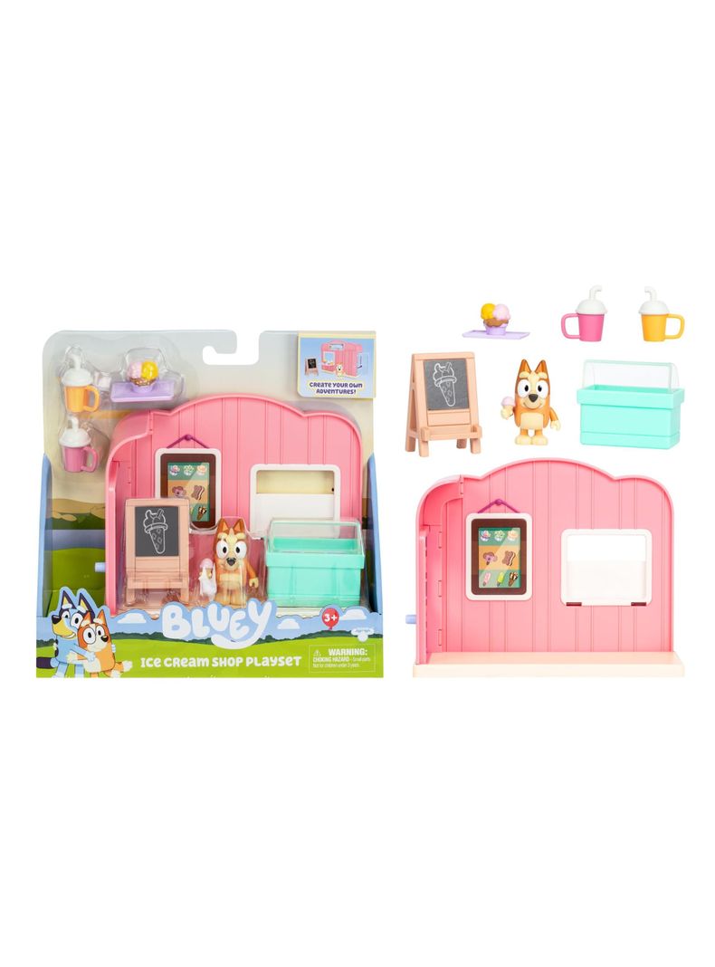 Set de Heladería de Bluey  Ice Cream Shop Playset de Moose-0
