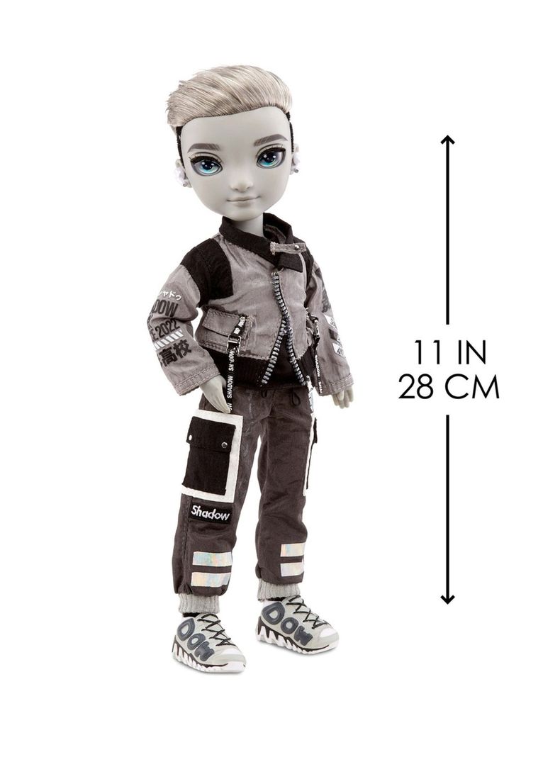 Muñeca Rainbow High Shadow Series Personaje Ash Silverstone Fashion Doll Con Mix & Match Outfits-5