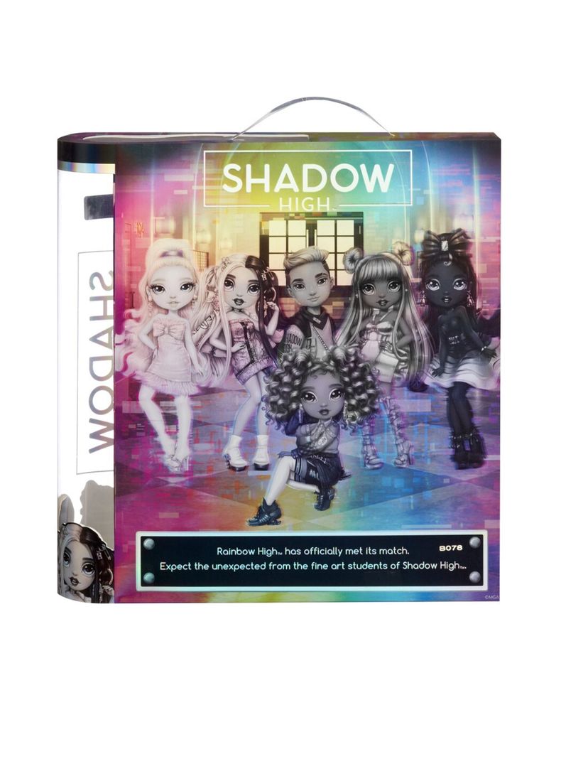 Muñeca Rainbow High Shadow Series Personaje Ash Silverstone Fashion Doll Con Mix & Match Outfits-7