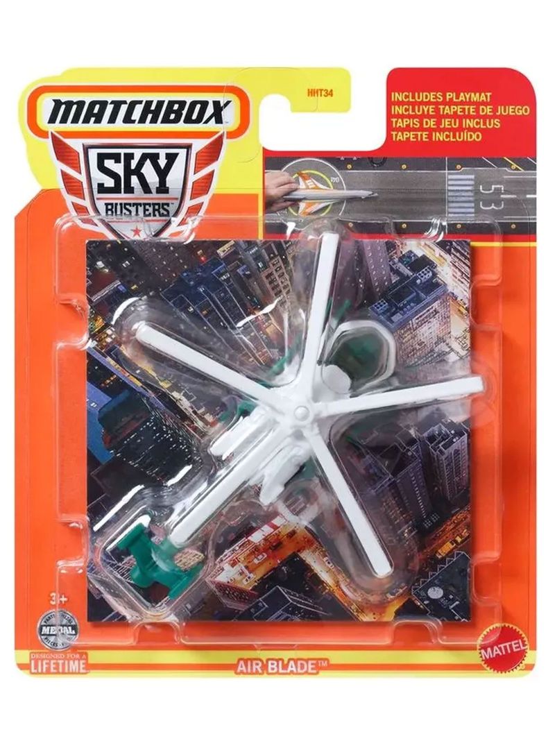 Aviones Matchbox Sky Busters Metalicos Mattel-2