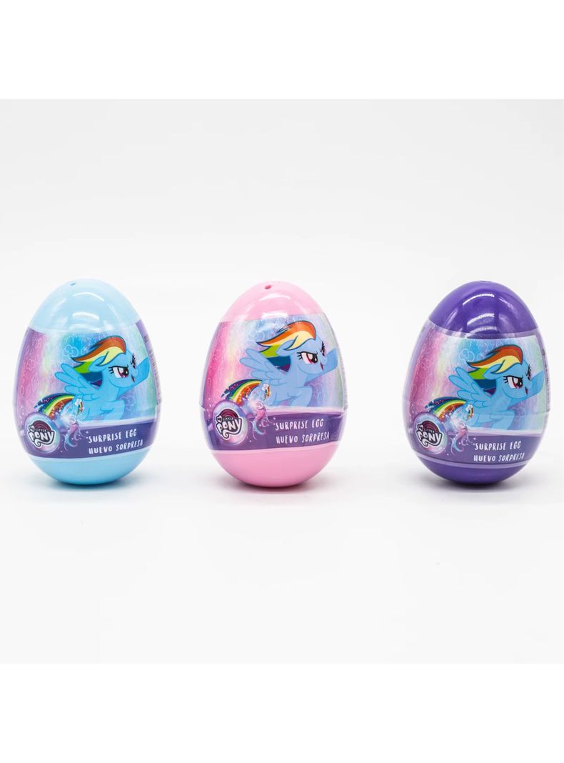 Pack 12 Huevos Sorpresa My Little Pony Juguete 2d Y Stickers-1